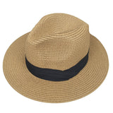 Italian Fedora Hats British Summer Women's Hat Men's Straw Hat