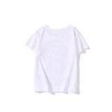 A Ape Print for Kids T Shirt Spring and Summer Pure Cotton Short Sleeve Combed Cotton Casual T-shirt