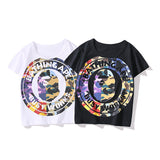 A Ape Print for Kids T Shirt Casual Cotton Short Sleeve T-shirt