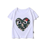 A Ape Print for Kids T Shirt Printed Short Sleeve Men's and Women's Casual Cotton T-shirt Stretch