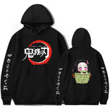 Demon Slayer Hoodie Sweatshirts Anime Casual Pullover Anime Male Fashion Casual Printing