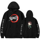 Demon Slayer Hoodie Sweatshirts Anime Casual Pullover Anime Male Fashion Casual Printing