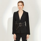 Women Pant Suit Uniform Designs Formal Style Office Lady Bussiness Attire Fashion Spring Workplace High-End Suit Two-Piece Suit