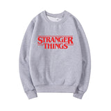 Stranger Things Clothes plus Size Retro Sports Anime Pullover Sweater round Neck Men's and Women's Fleece Hoodie Coat Winter