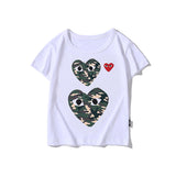 A Ape Print for Kids T Shirt Cotton Short Sleeve Men and Women Casual T-shirt