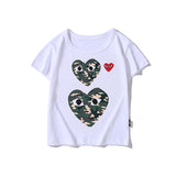 A Ape Print for Kids T Shirt Short Sleeve Men's and Women's Casual T-shirt Elastic