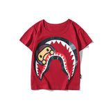 A Ape Print for Kids T Shirt Printed Children's Clothing Boys and Girls Cotton Short Sleeve T-shirt