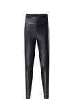 Black Leather Pants Autumn and Winter High Waist Trousers Tight High Elastic Pu Sexy Leggings