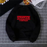 Stranger Things Clothes plus Size Retro Sports Anime Pullover Sweater round Neck Men's and Women's Fleece Hoodie Coat Winter