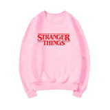 Stranger Things Clothes plus Size Retro Sports Anime Pullover Sweater round Neck Men's and Women's Fleece Hoodie Coat Winter