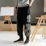 Linen Pants Straight Leg Pants Drawstring Lightweight Elastic Beach Pants Spring and Summer Leisure Harem Pants