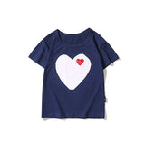 A Ape Print For Kids T Shirt Casual Boys And Girls Cotton Short Sleeve Love Embroidery