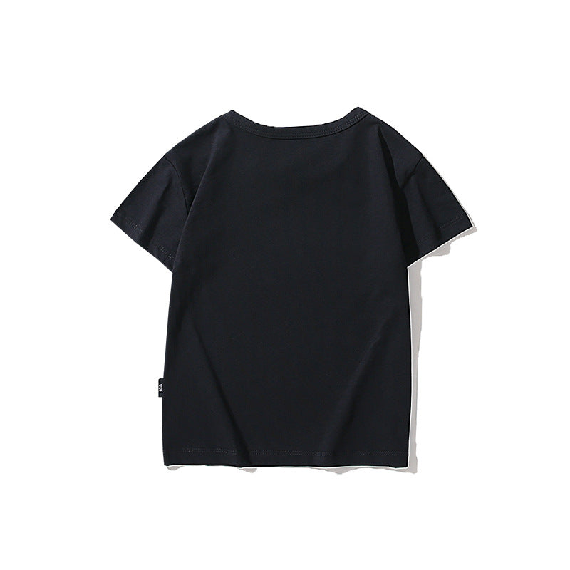 A Ape Print for Kids T Shirt Summer Printed Boys and Girls Cotton Short Sleeve T-shirt