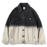 Spring Black Denim Jacket Denim Shirt Men's Loose Large Size Top Men Denim Jacket