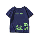 A Ape Print for Kids T Shirt Summer Men's and Women's Short-Sleeved Printed T-shirt