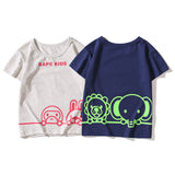 A Ape Print for Kids T Shirt Summer Men's and Women's Short-Sleeved Printed T-shirt