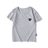 A Ape Print for Kids T Shirt Summer Love Pure Color Pure Cotton Simple Short Sleeve