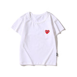 A Ape Print for Kids T Shirt Summer Love Pure Color Pure Cotton Simple Short Sleeve