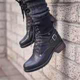 Coachella Festival Boots Casual Low Heel 40-43 round Toe Cross Strap Ankle Boots for Women