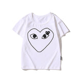 A Ape Print for Kids T Shirt Summer Short Sleeve Men's and Women's Embroidered Love Cotton T-shirt