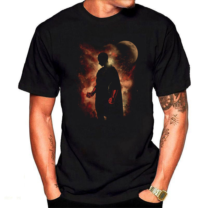 Anime Tshirts Aesthetic Men's Shirt Men's Comfortable Oversized Loose-Fitting T-shirt