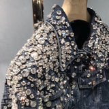 Pearl Jean Jacket Denim Jacket Women's Short Loose Jacket