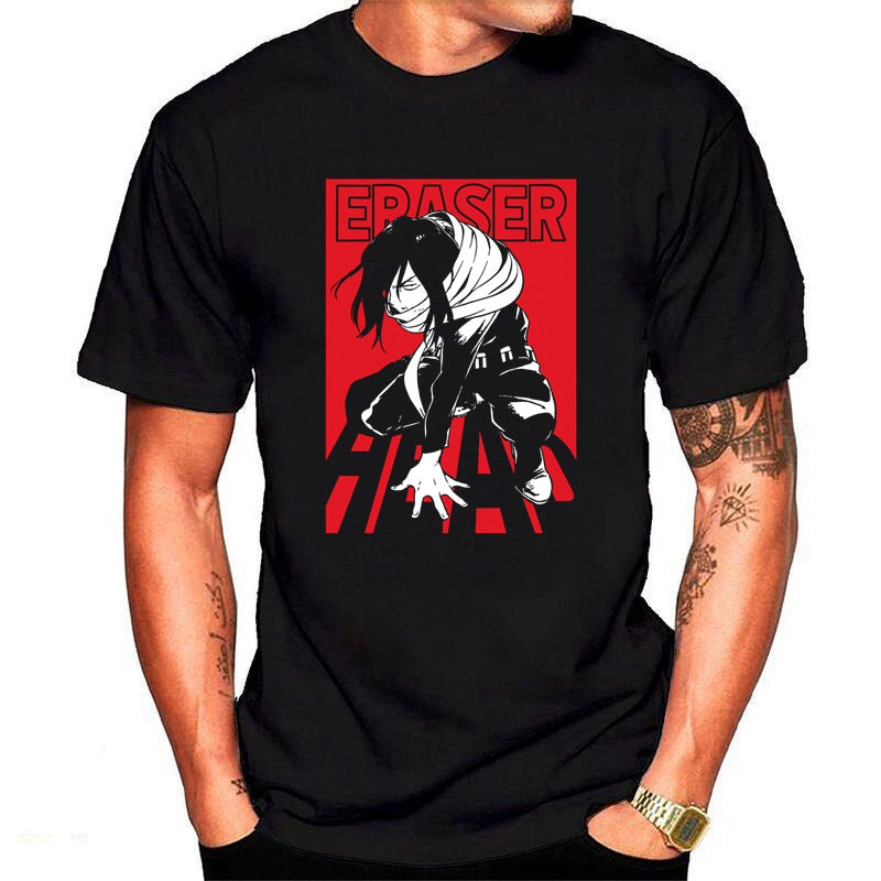 Anime Tshirts Aesthetic Men's Shirt Men's Casual Printed Short Sleeves T-shirt