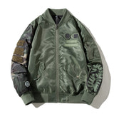 Camouflage Varsity Jacket Thick Baseball Uniform