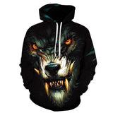 Fire and Ice Hoodie Casual Hoodie Men's Hooded Sweater