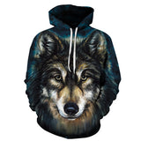 Fire and Ice Hoodie Casual Hoodie Men's Hooded Sweater