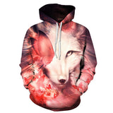 Fire and Ice Hoodie Casual Hoodie Men's Hooded Sweater