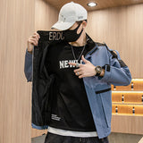 Men's Spring Leisure plus Size Loose Sports Top Coat Men's Men Jacket