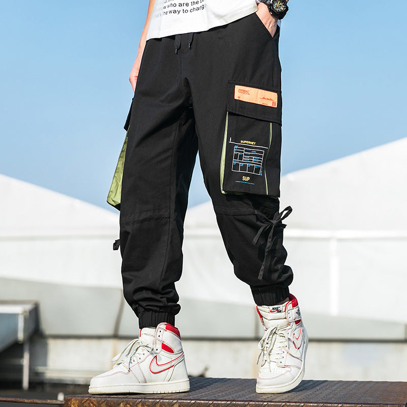 Spring plus Size Sports Loose Men's Casual Pants Trousers Men's Men Cargo Pant