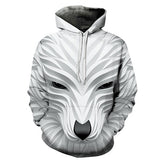 Fire and Ice Hoodie Casual Hoodie Men's Hooded Sweater