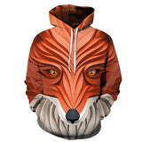 Fire and Ice Hoodie Casual Hoodie Men's Hooded Sweater
