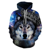 Fire and Ice Hoodie Casual Hoodie Men's Hooded Sweater