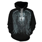 Fire and Ice Hoodie Casual Hoodie Men's Hooded Sweater