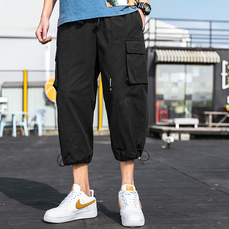 Men's Spring plus Size Retro Sports Loose Trousers Men's Casual Pants Men Cargo Pant