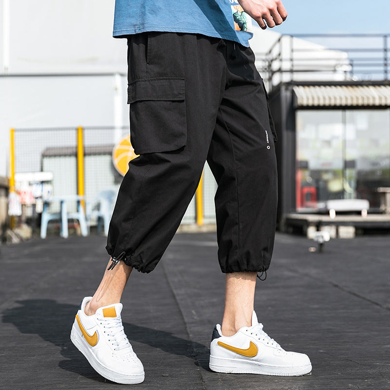 Men's Spring plus Size Retro Sports Loose Trousers Men's Casual Pants Men Cargo Pant