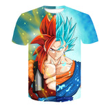 Anime Tshirts Aesthetic Men's Shirt Anime T-shirt 3D Printed round Neck Short Sleeve