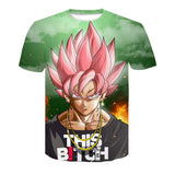 Anime Tshirts Aesthetic Men's Shirt Anime T-shirt 3D Printed round Neck Short Sleeve