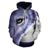 Fire and Ice Hoodie Casual Hoodie Men's Hooded Sweater