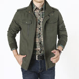 Veste Homme Mi Saison Men's Cotton Jacket Spring and Autumn XL Men's Coat Cotton Jacket