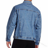 Jean Jacket Men Spring and Autumn Fashion Trendy Denim Cargo Pants Coat Large Size Men's Clothing Autumn and Winter