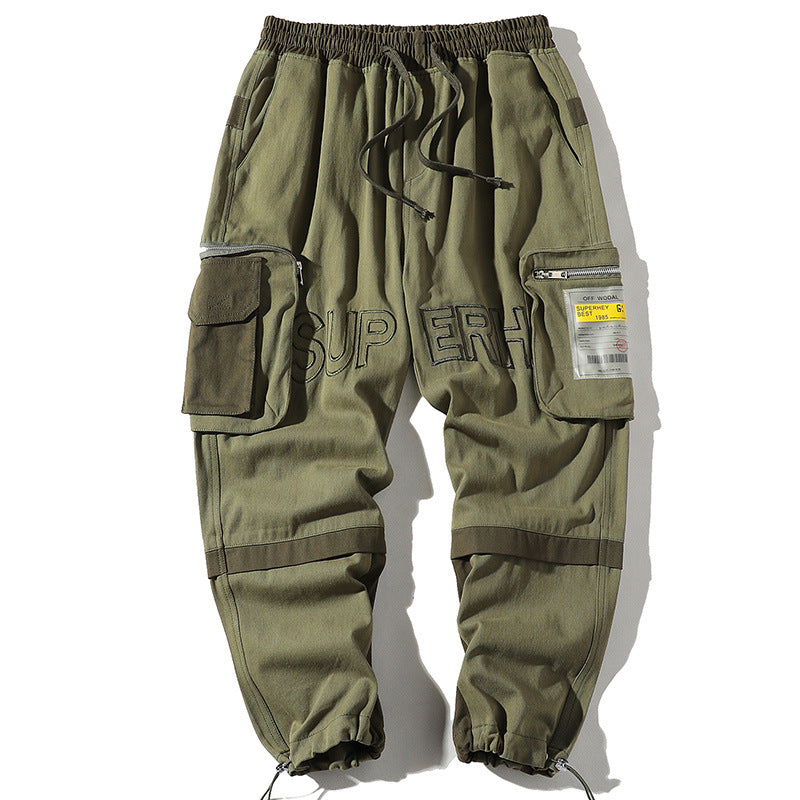 Men's Spring and Autumn plus Size Sports Loose Men's Casual Pants Trousers Men's Men Cargo Pant