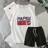 Summer Men Vest Suit