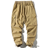 Men's Spring plus Size Loose Retro Sports Color Matching Straight Men's Casual Pants Men Cargo Pant