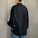 Men's Spring and Autumn Large Size Retro Sports Jacket Baggy Coat Men's Casual Jacket Men Jacket