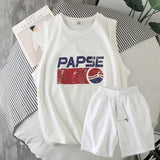 Summer Men Vest Suit