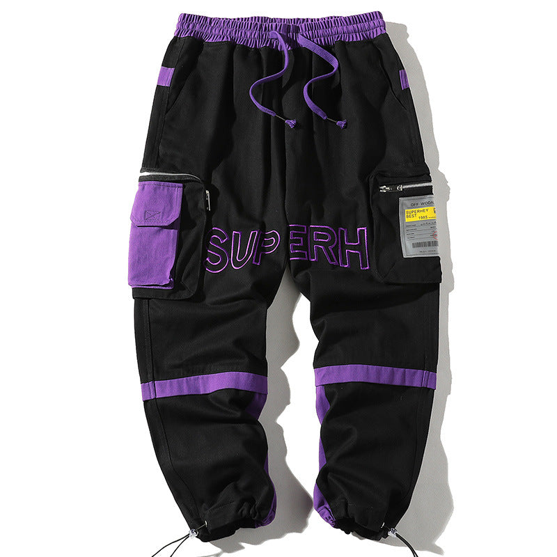 Men's Spring and Autumn plus Size Sports Loose Men's Casual Pants Trousers Men's Men Cargo Pant